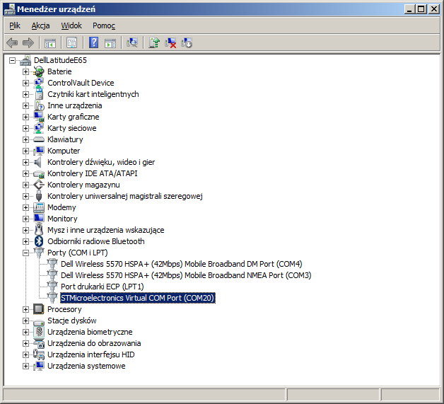 Windows device manager